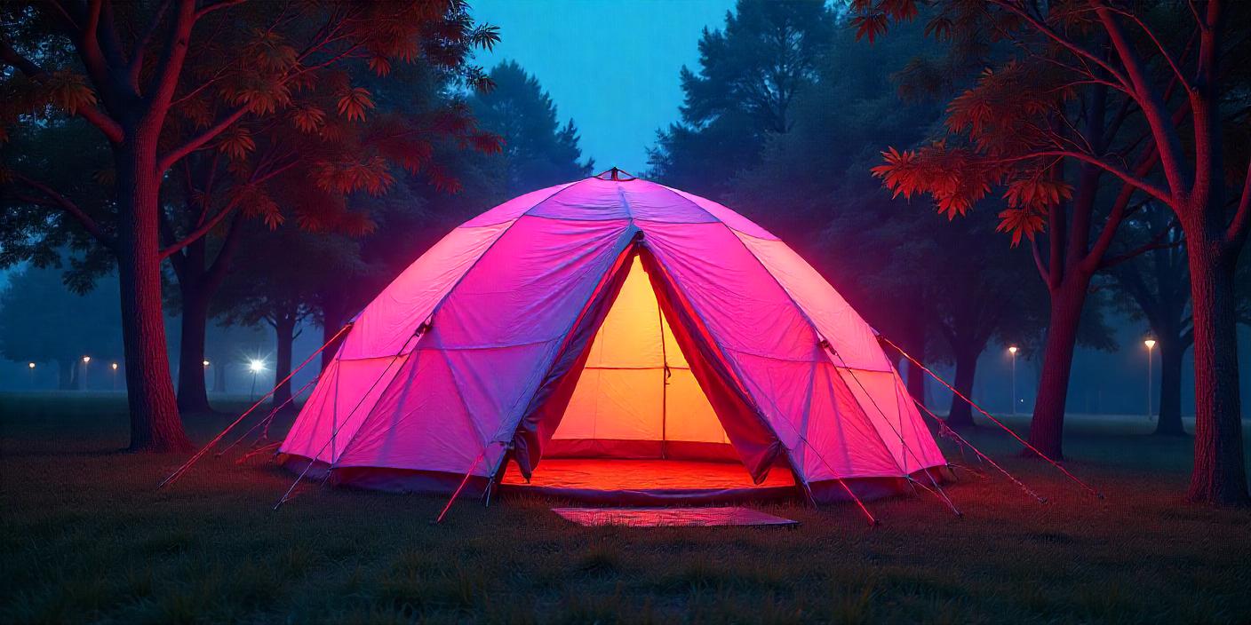 tent in a park